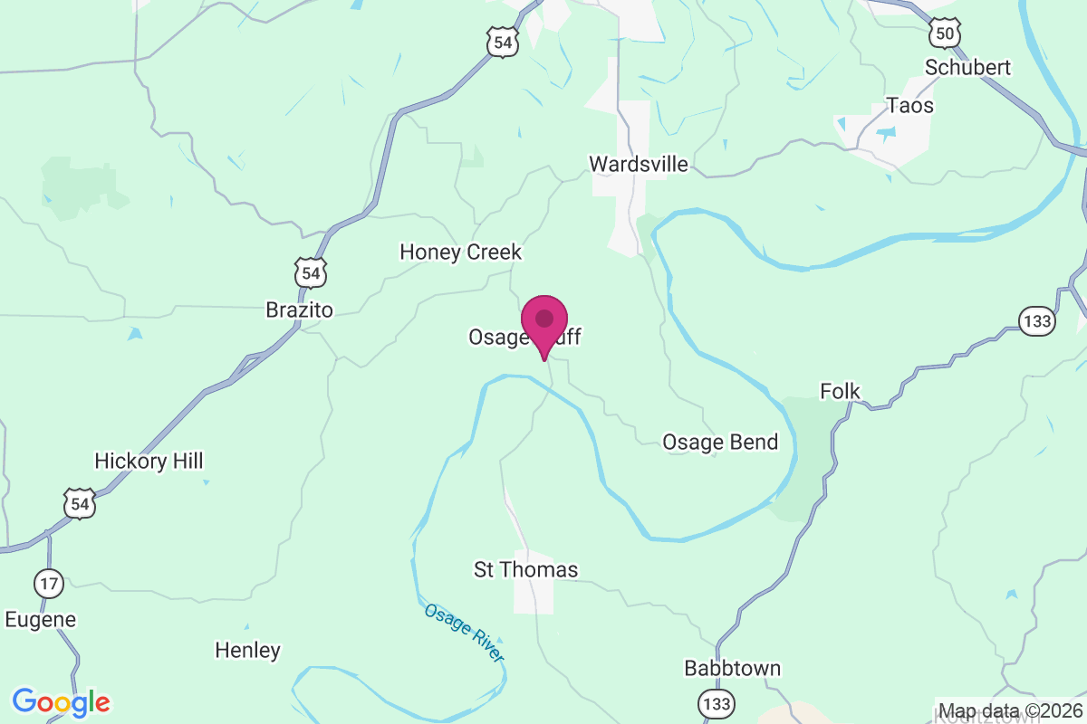 Carte de Osage Bluff