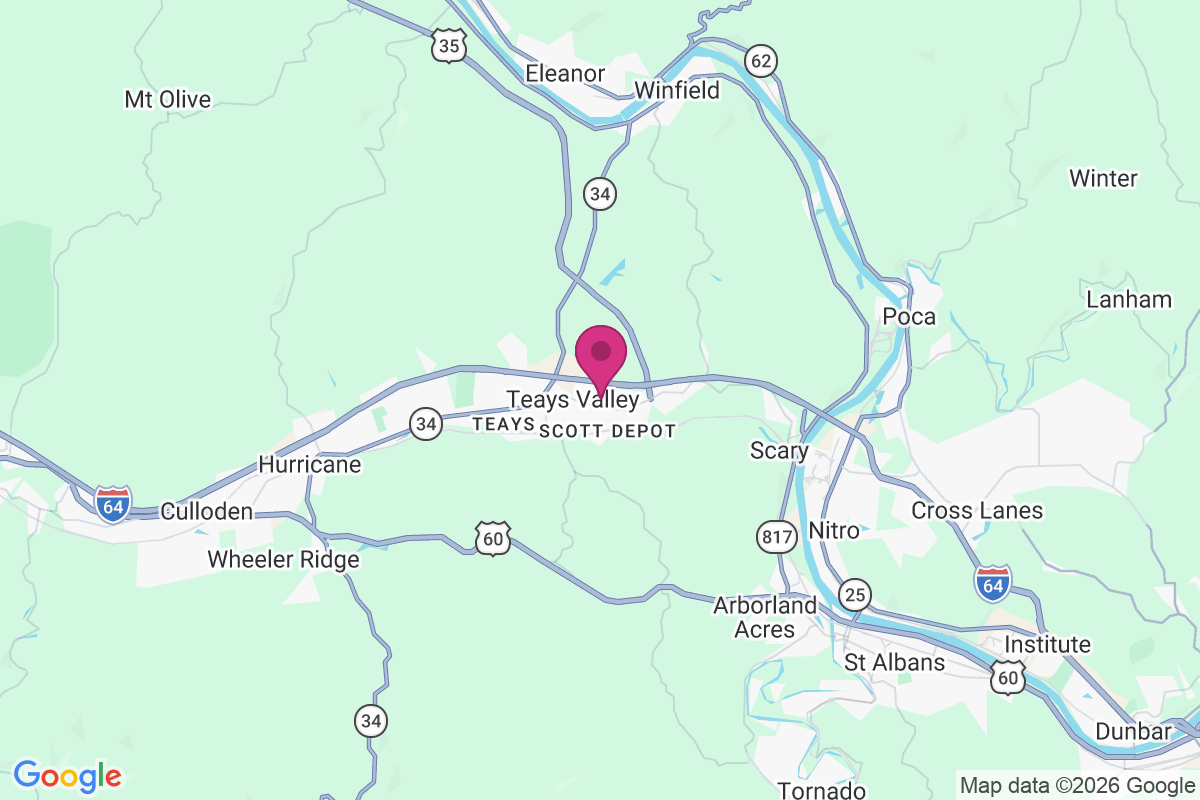 Carte de Teays Valley