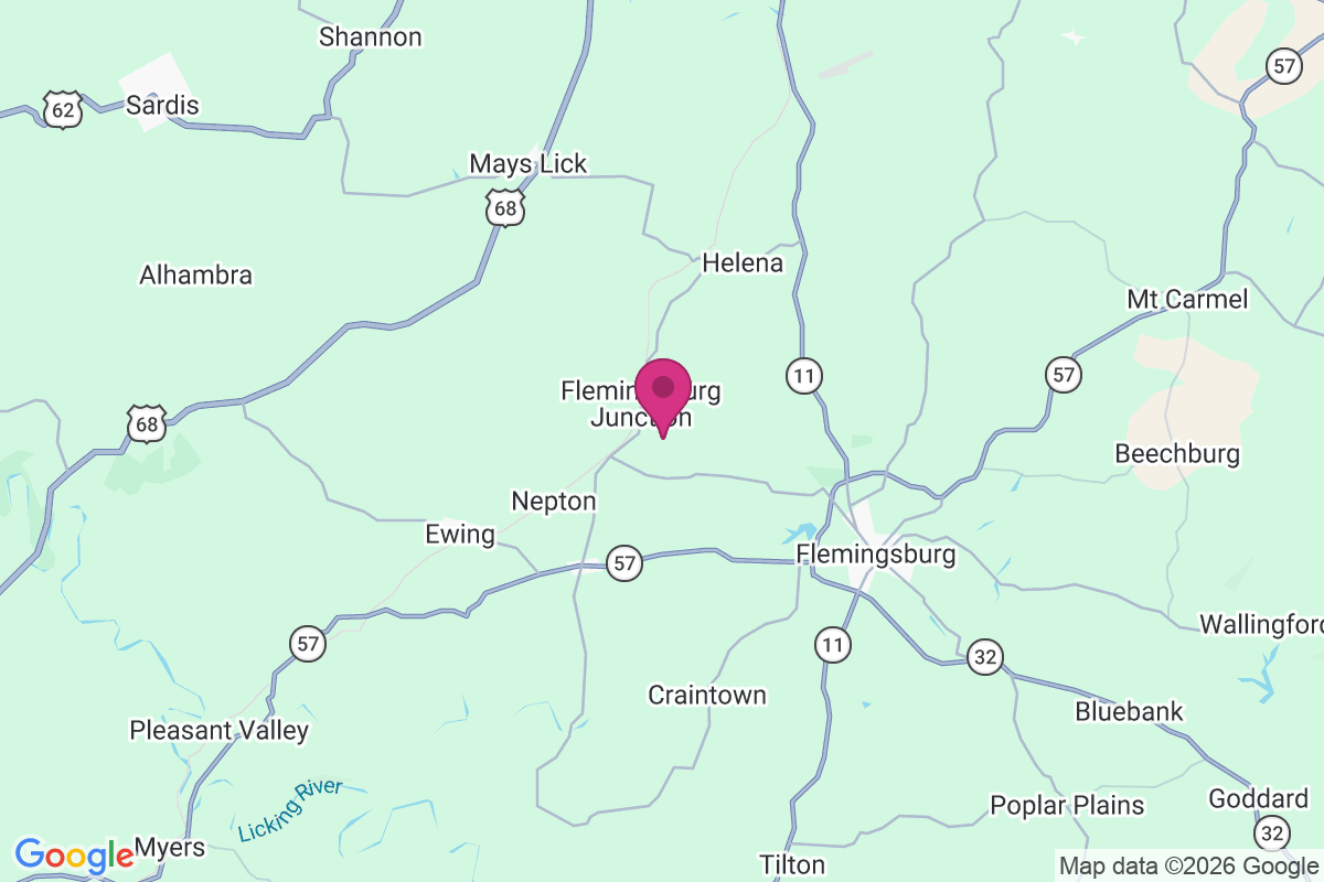 Carte de Flemingsburg Junction