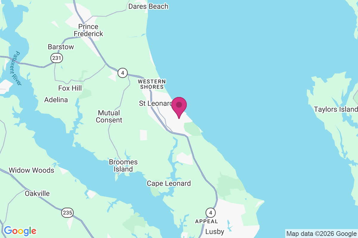 Carte de Calvert Beach Estates