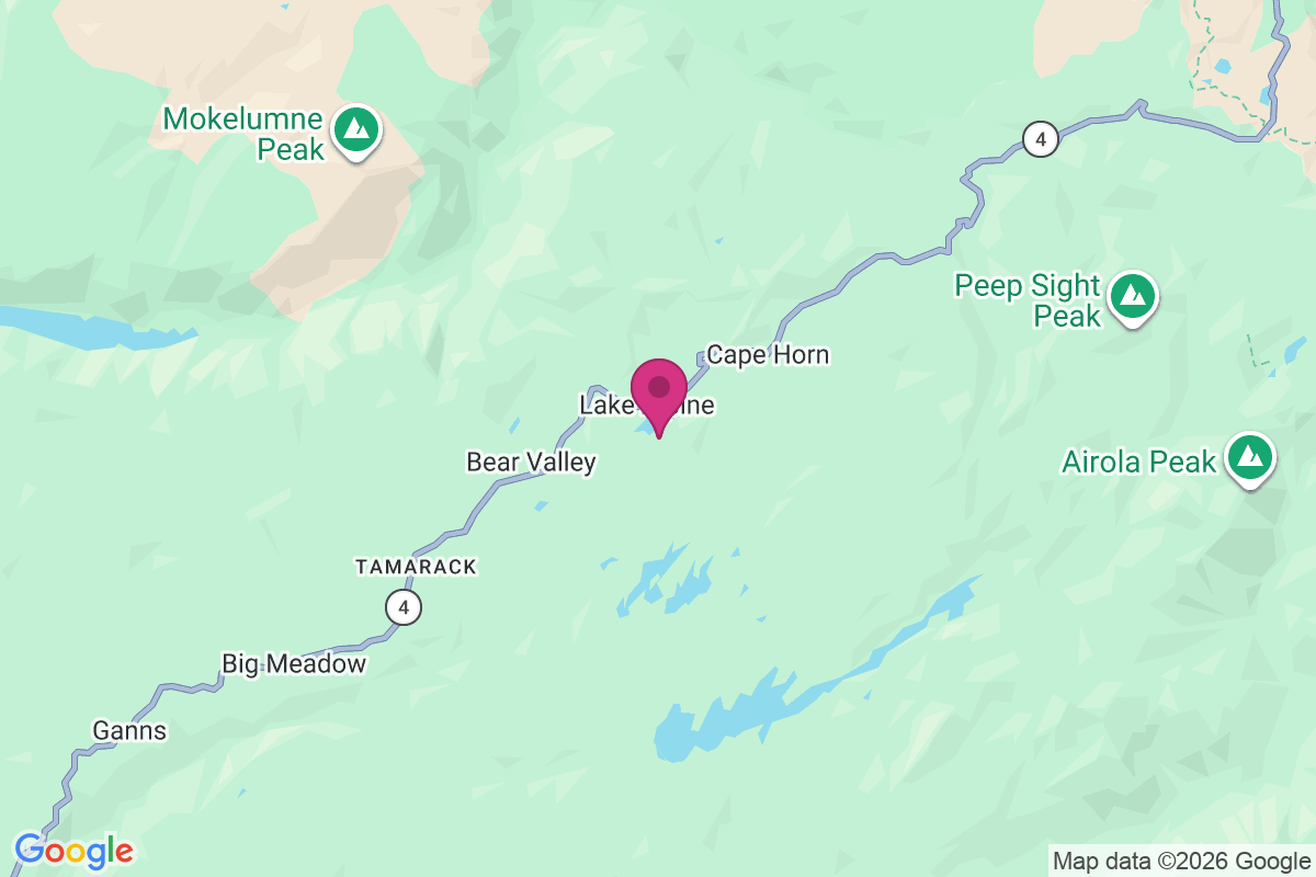 Carte de Lake Alpine