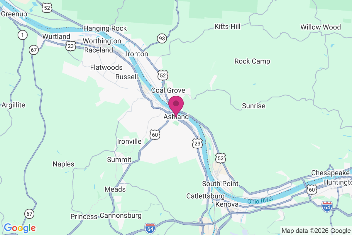 Carte de Ashland