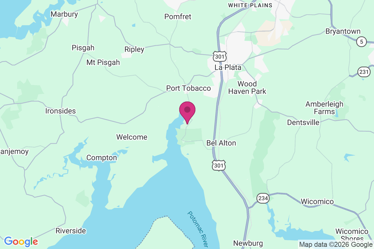 Carte de Simms Landing