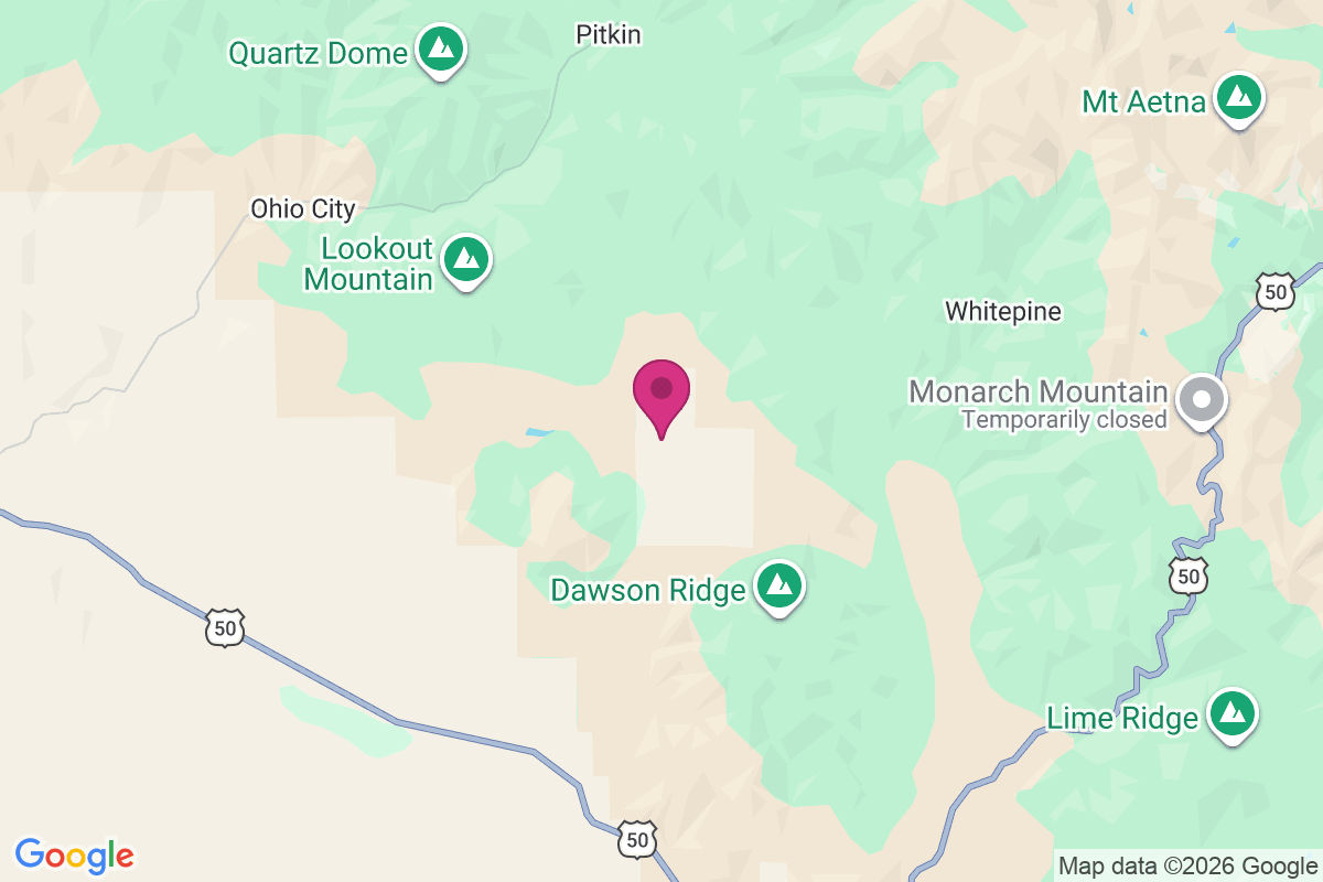 Carte de Waunita Hot Springs
