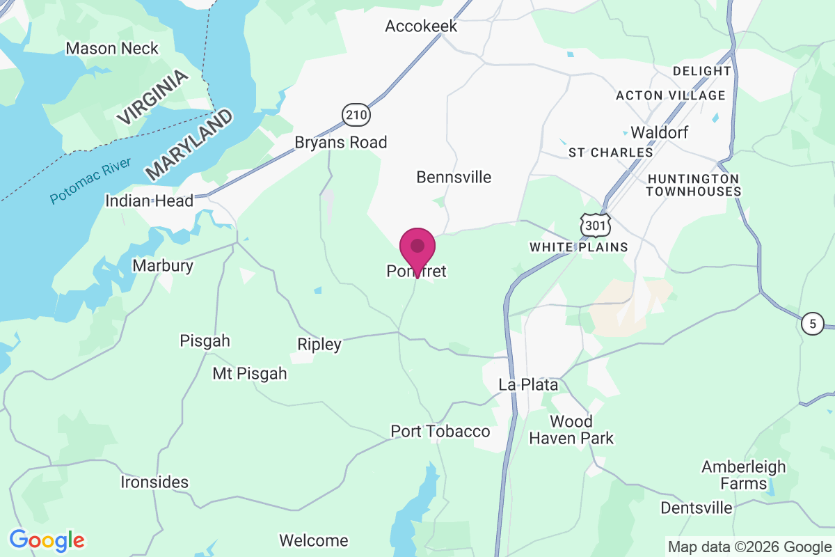 Carte de Pomfret Estates