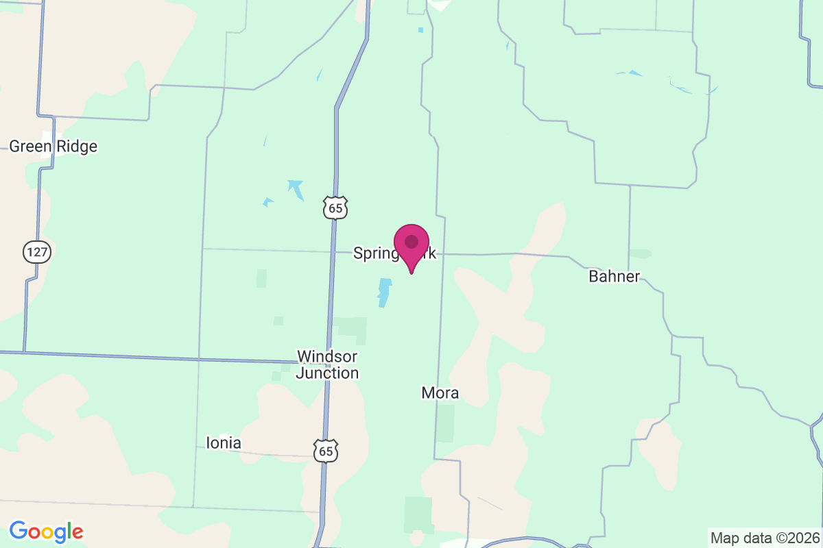 Carte de Spring Fork