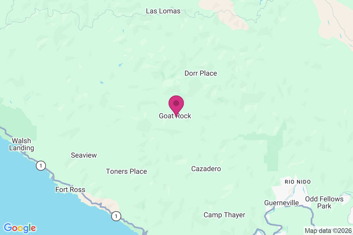 Carte de Goat Rock