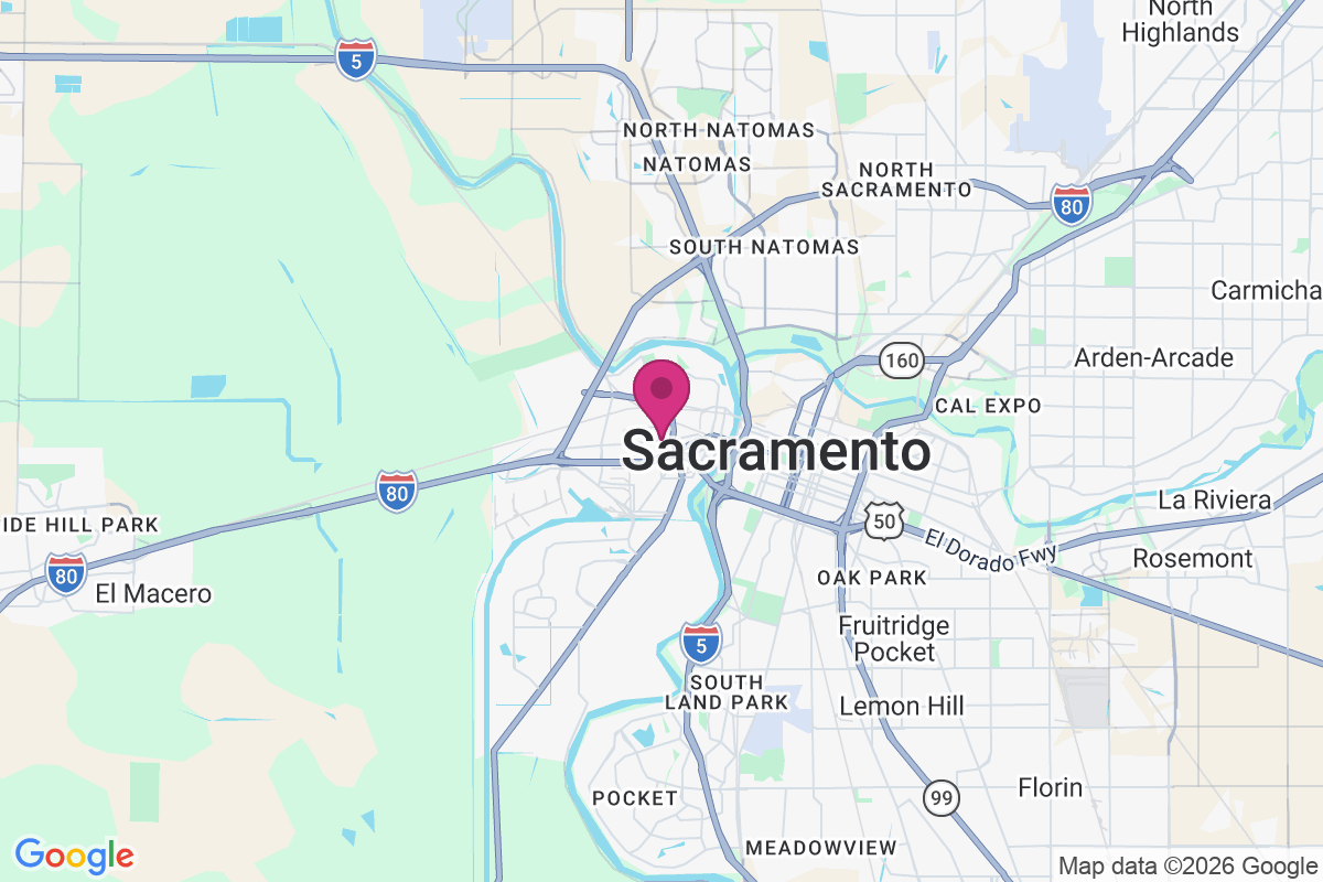 Carte de West Sacramento