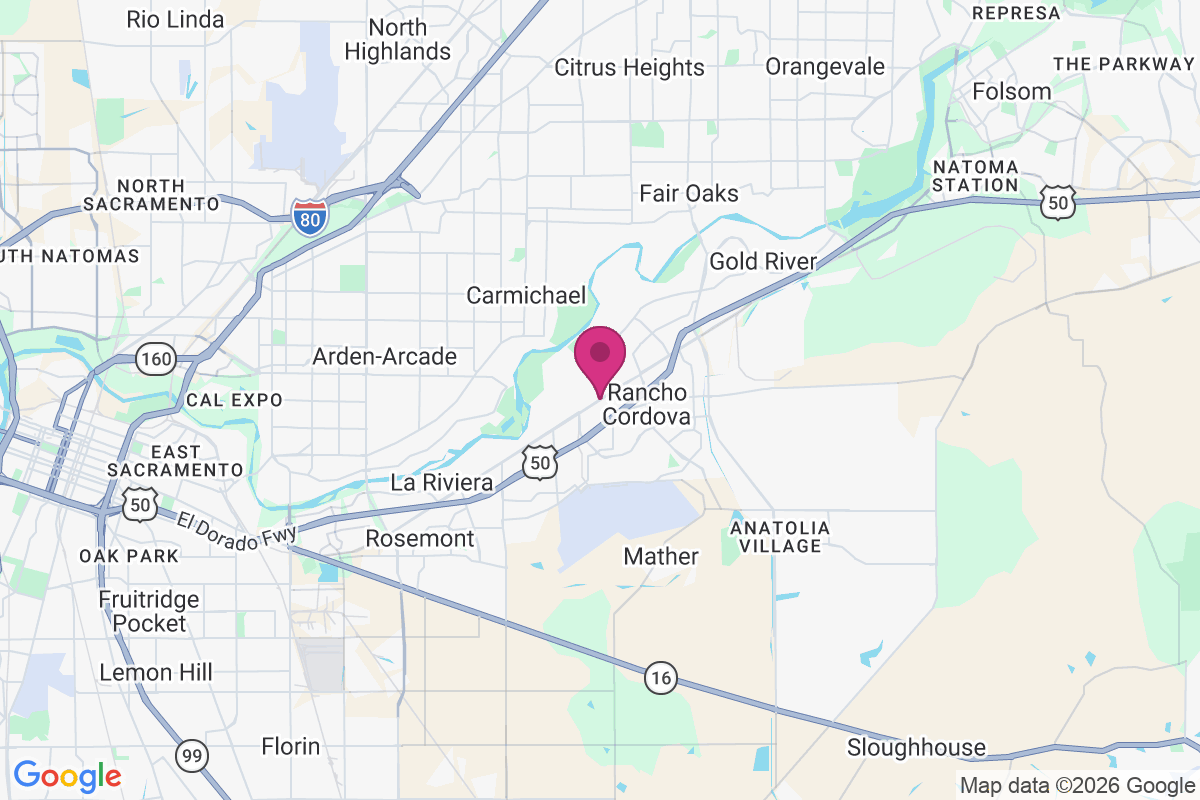 Carte de Rancho Cordova