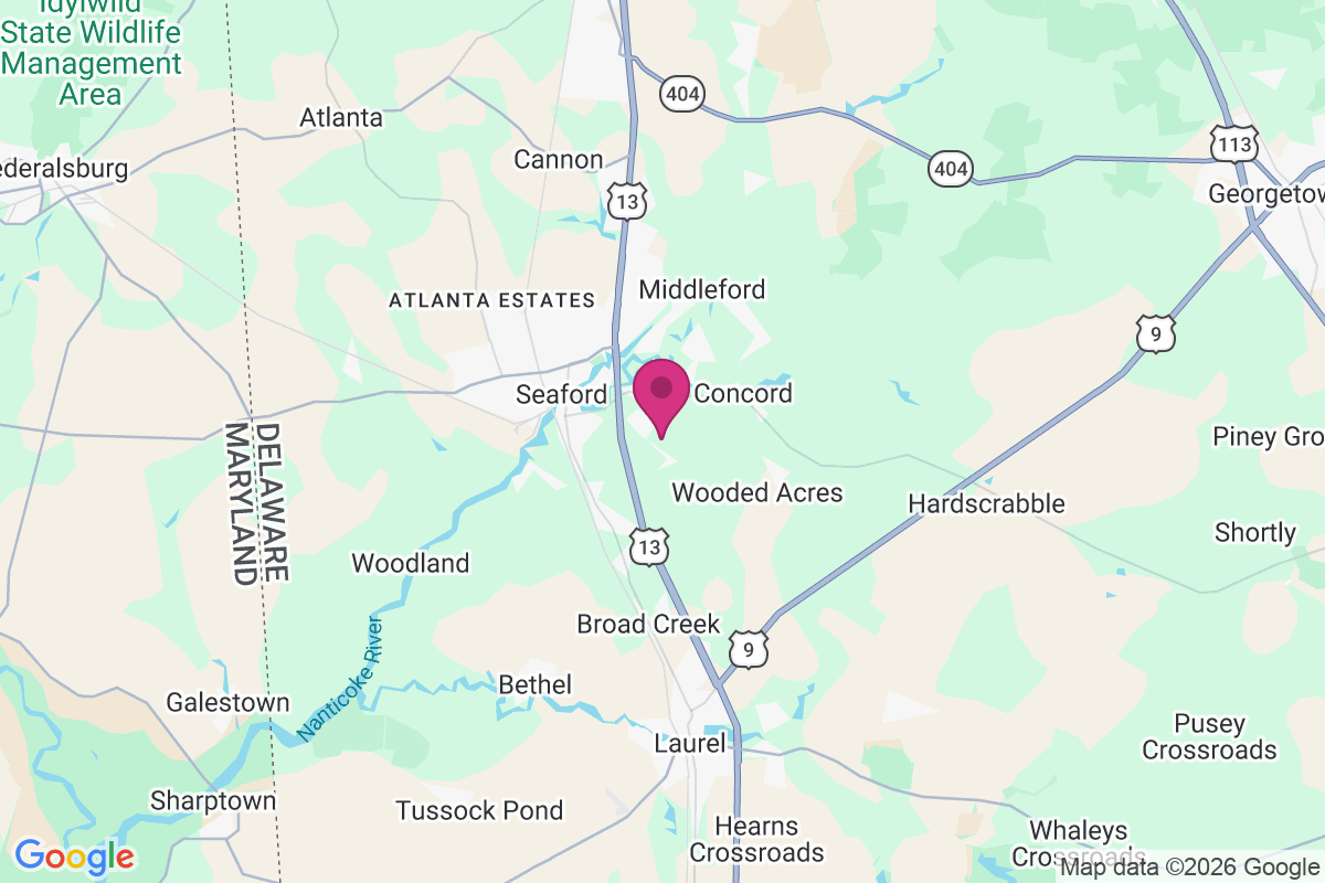 Carte de Nanticoke Acres