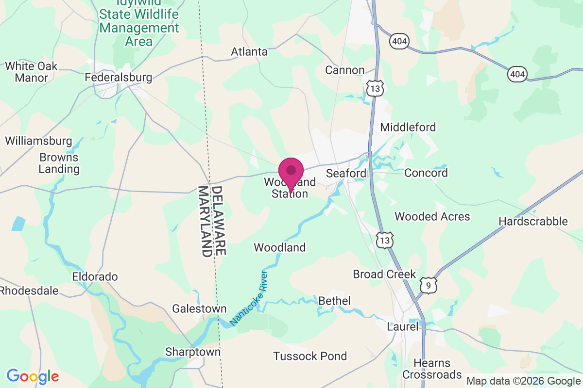 Carte de Woodland Station