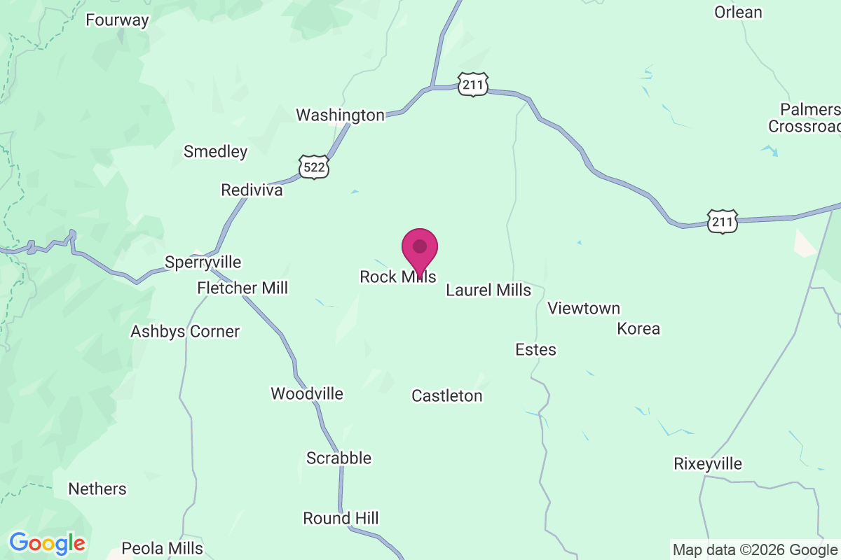 Carte de Rock Mills