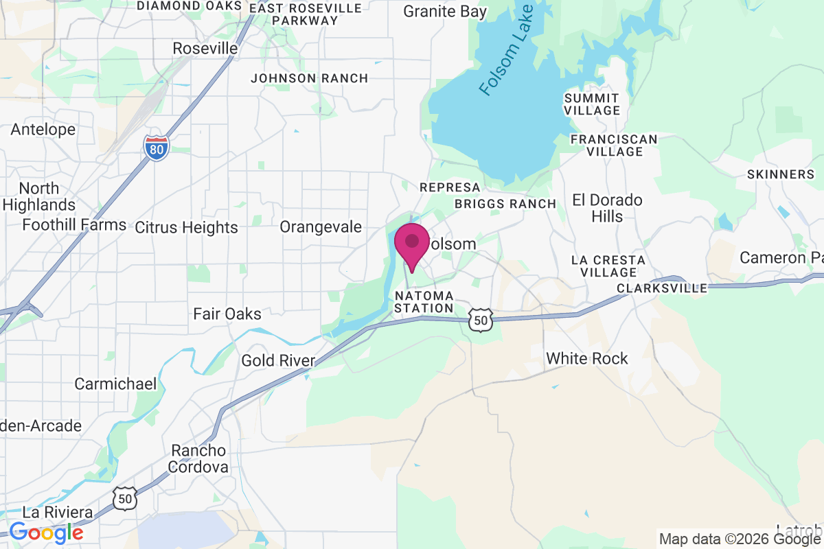 Carte de Folsom Junction