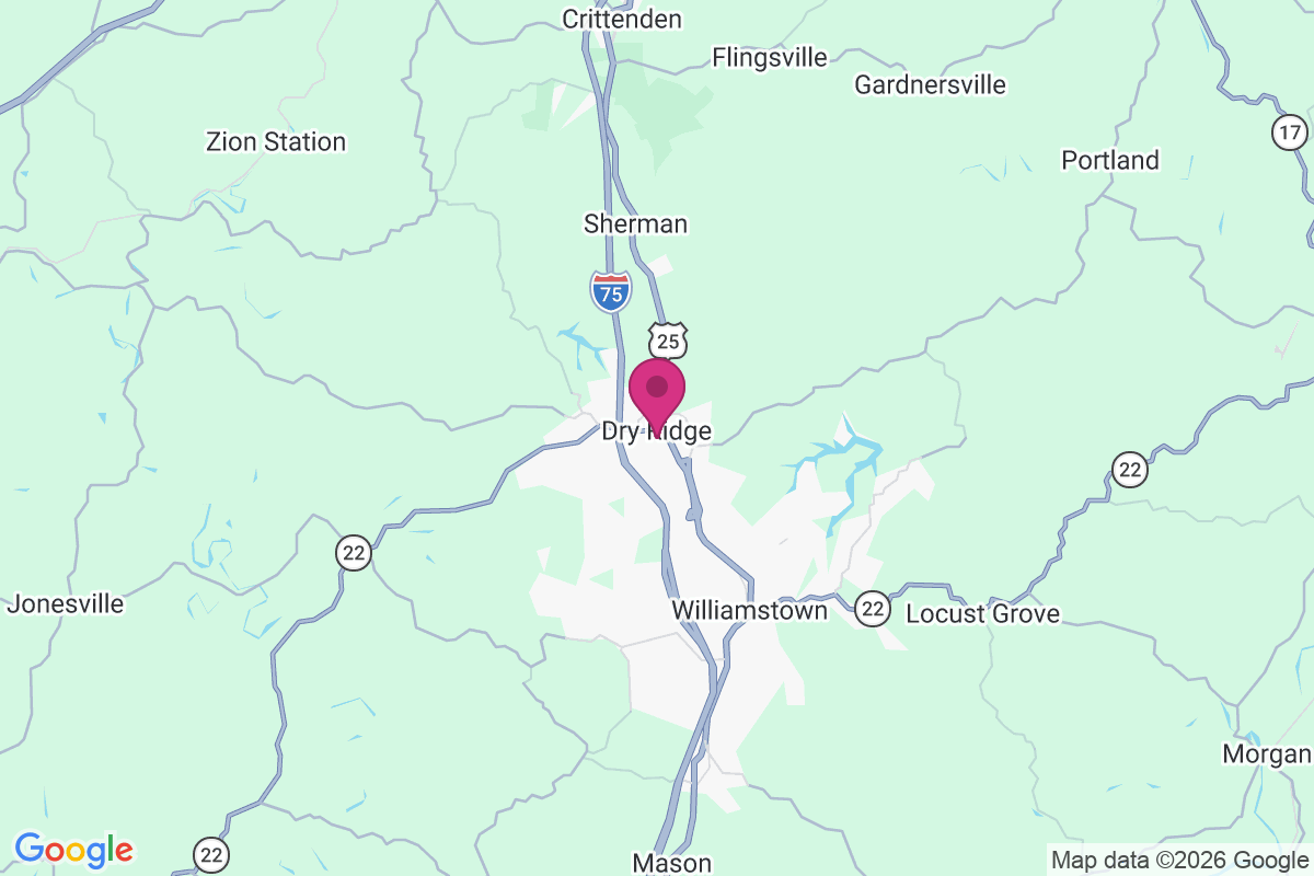 Carte de Dry Ridge