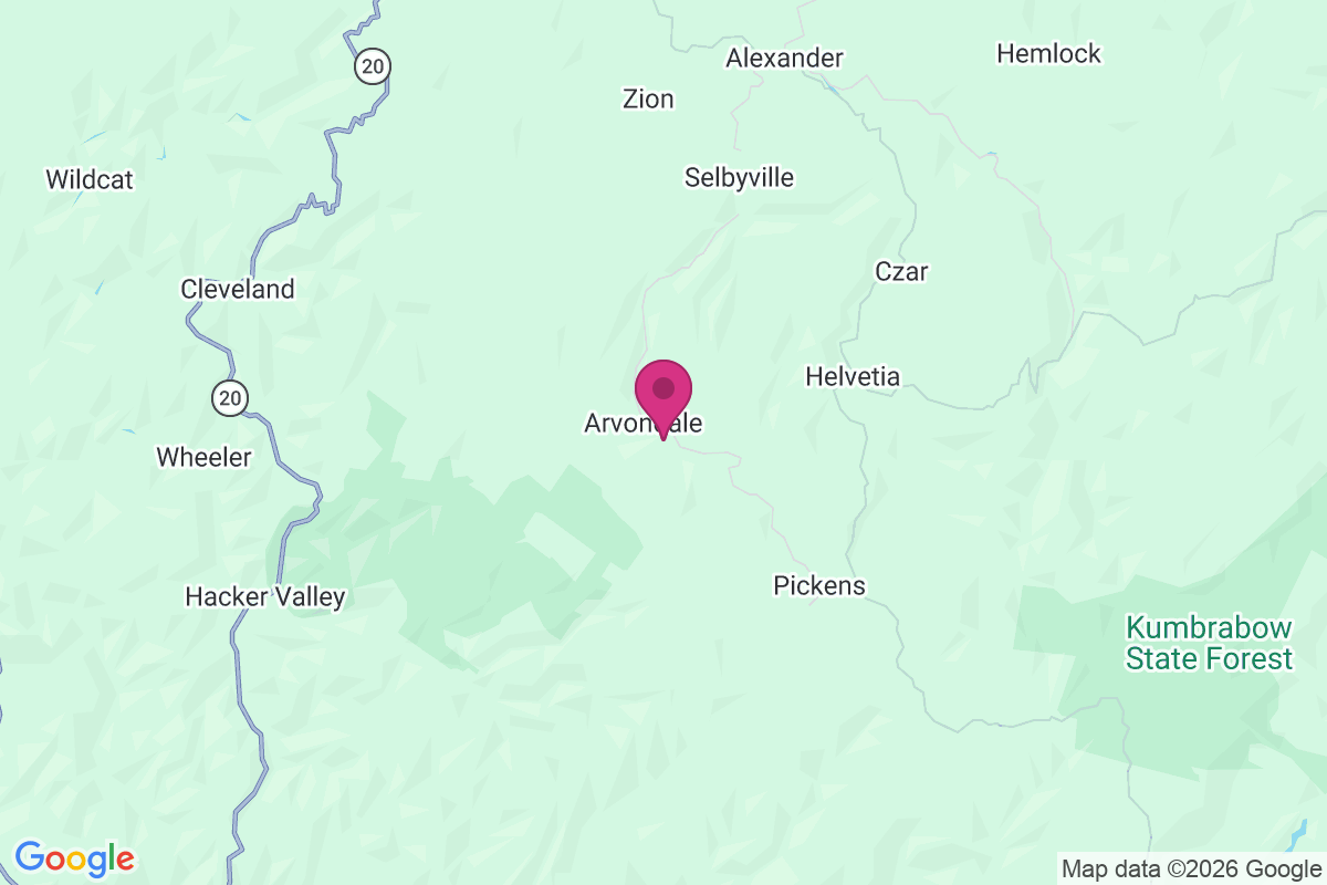 Carte de Arvondale