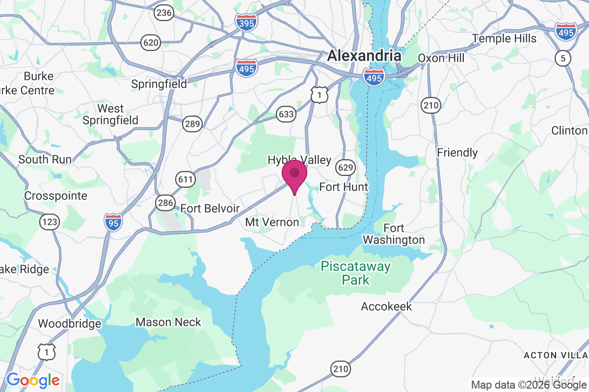 Carte de Fort Belvoir