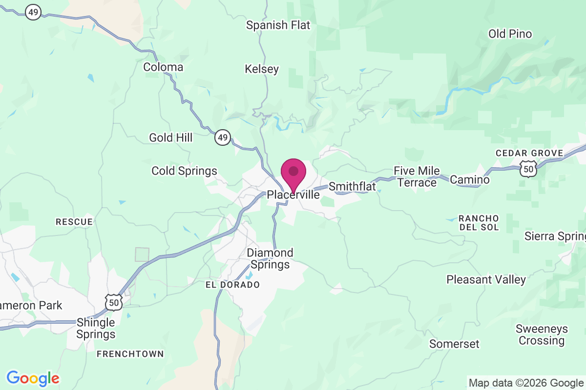 Carte de Placerville