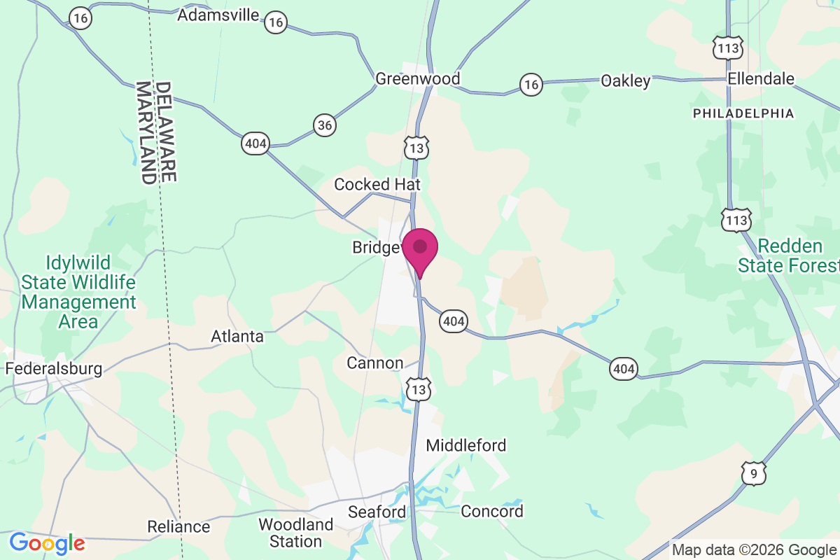 Carte de Bridgeville Manor