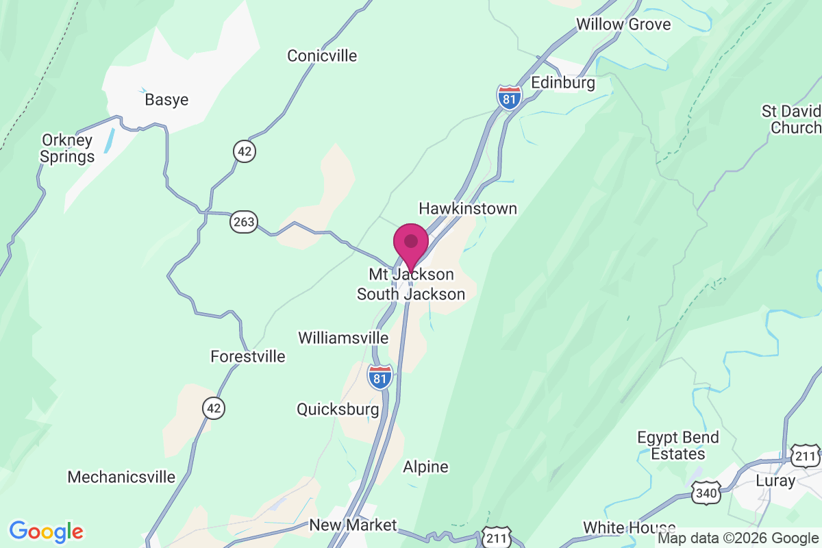 Carte de Mount Jackson