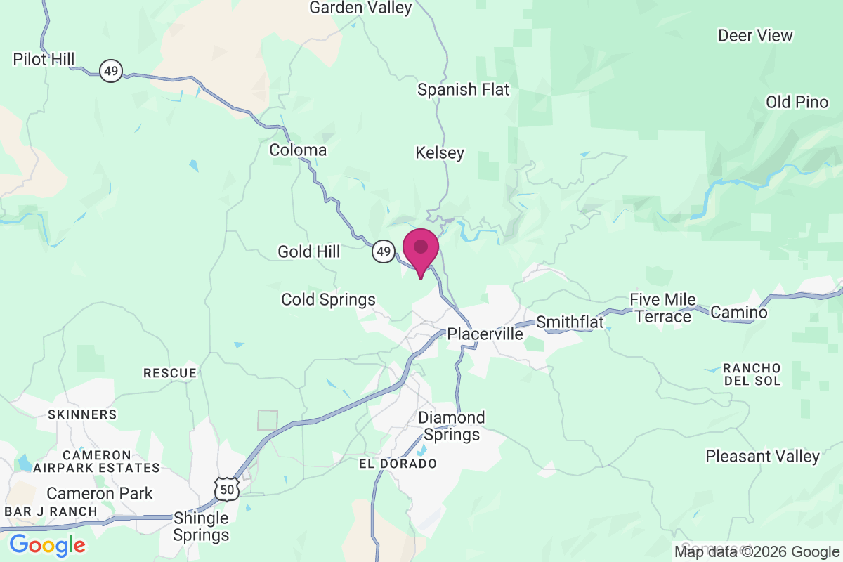 Carte de North Placerville