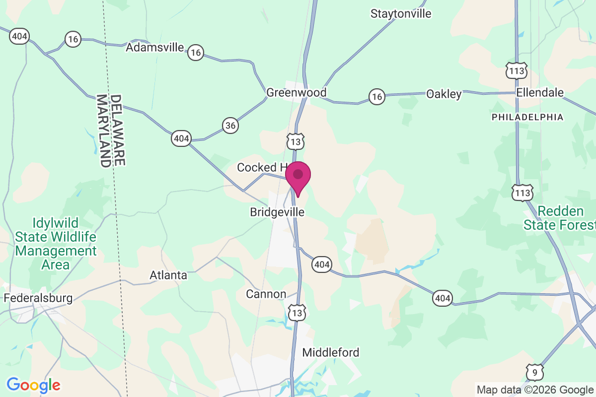 Carte de Bridgeville North