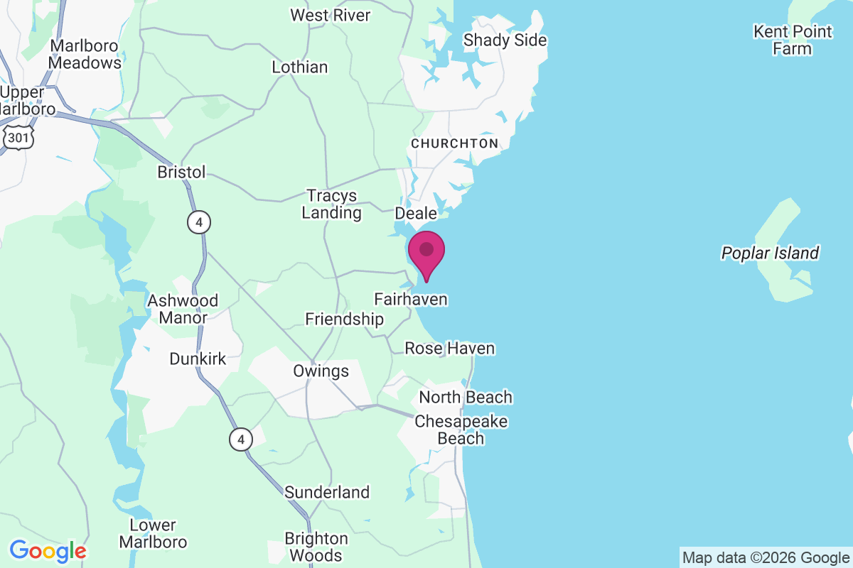 Carte de Fairhaven-on-the-Bay
