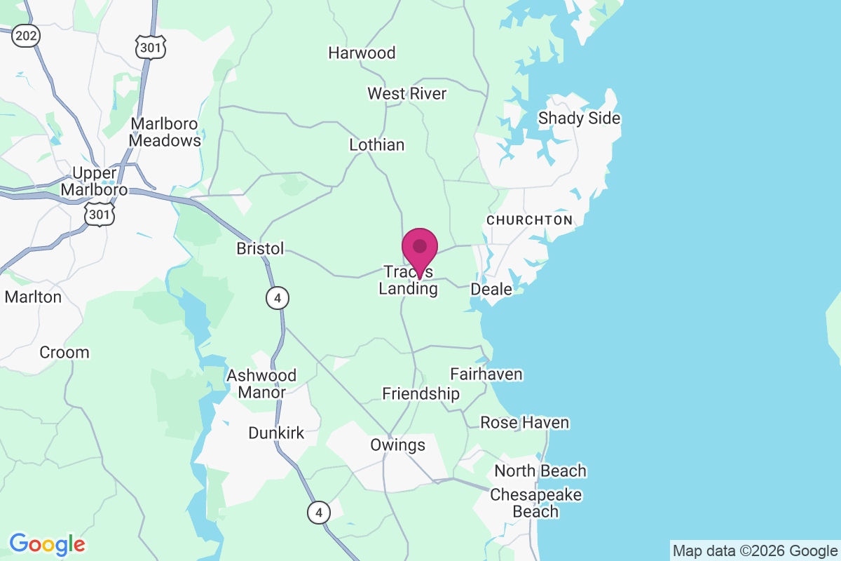 Carte de Tracys Landing