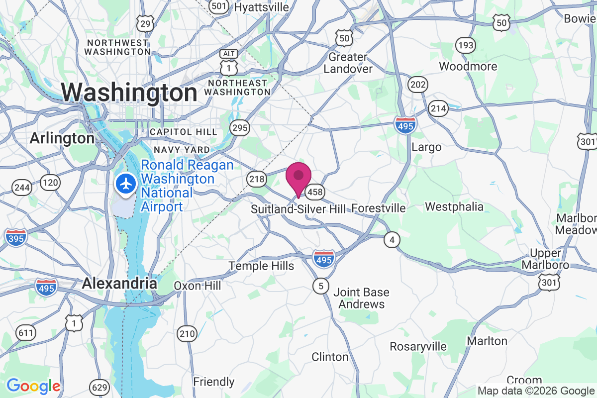 Carte de Suitland Manor