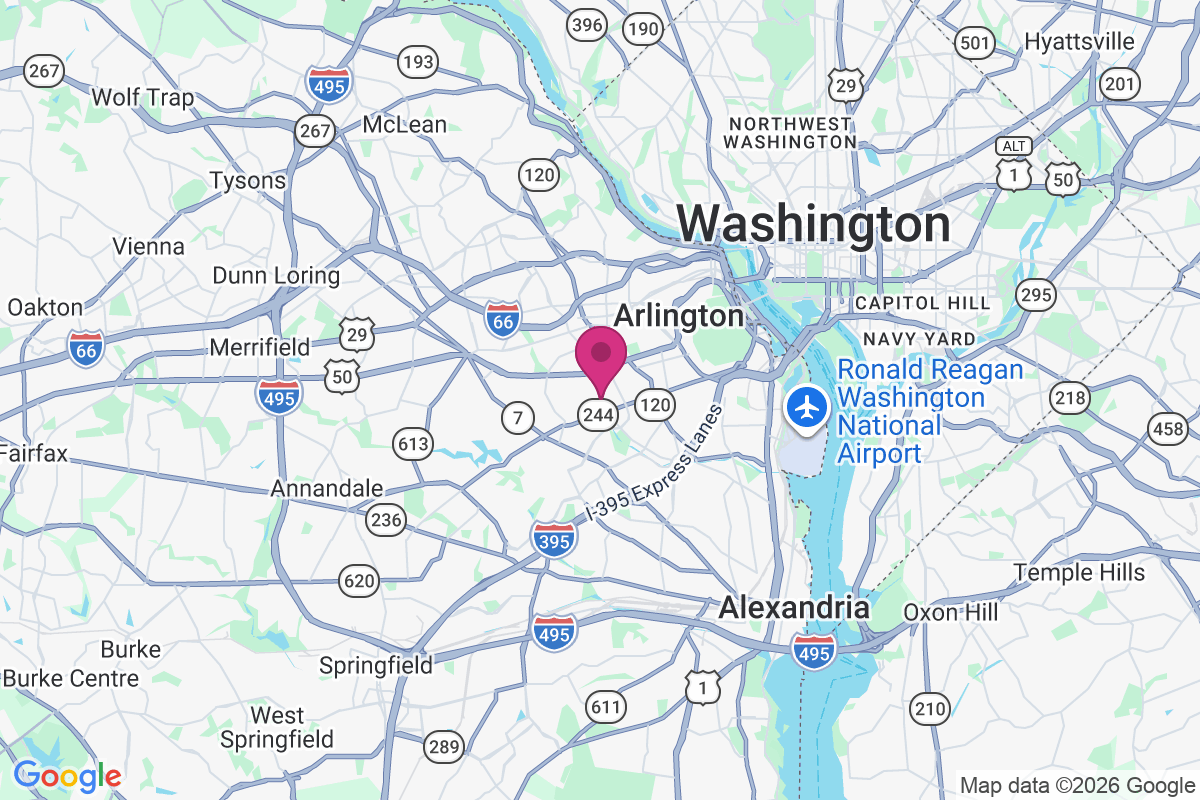 Carte de Arlington Forest