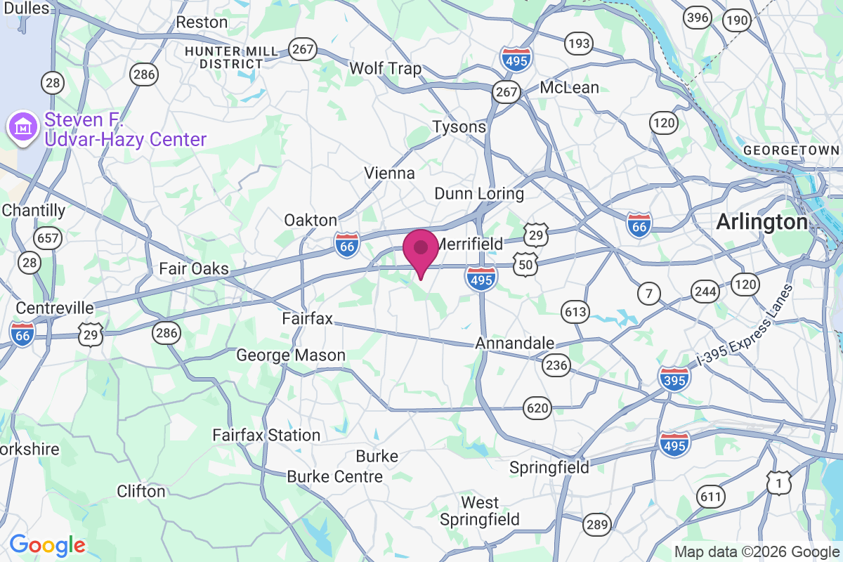Carte de Fairfax Forest