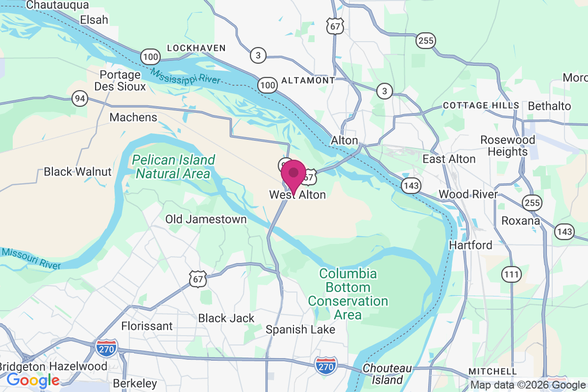Carte de West Alton