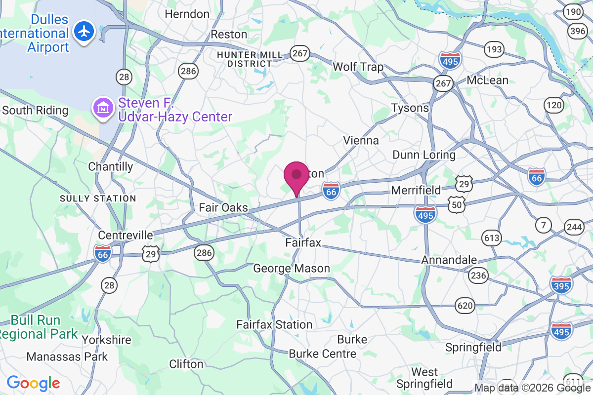 Carte de Fairfax Acres