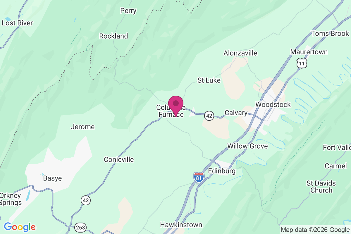 Carte de Columbia Furnace