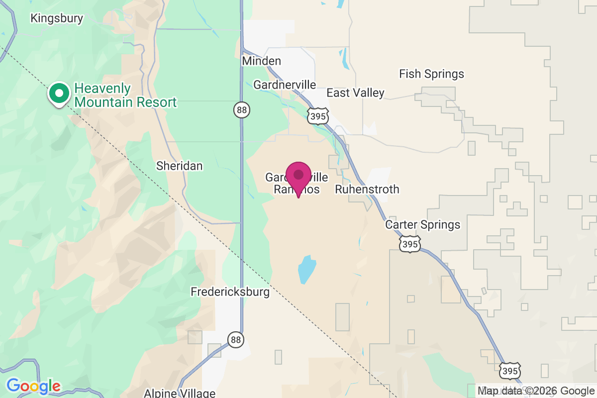 Carte de Gardnerville Ranchos