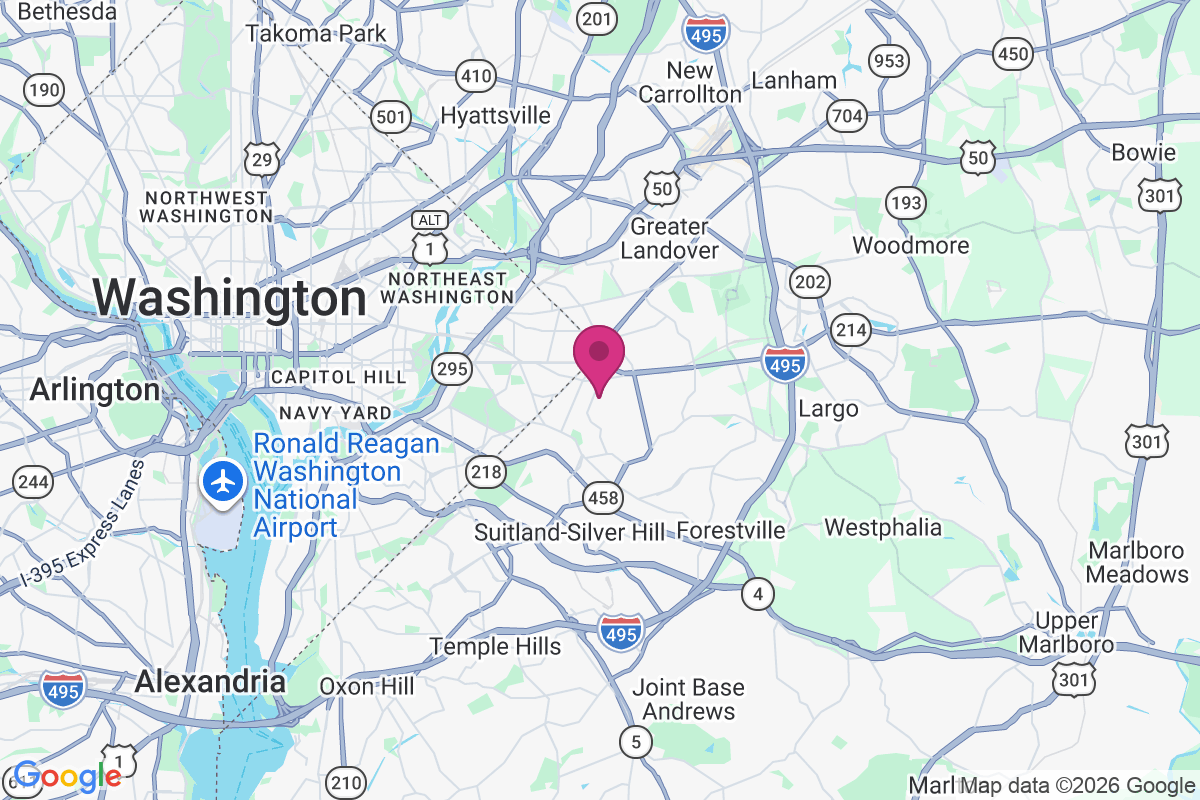 Carte de Capitol Heights