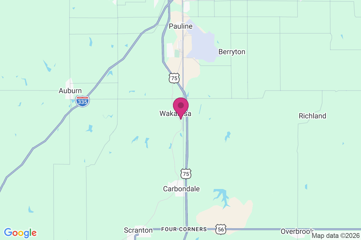 Carte de Wakarusa