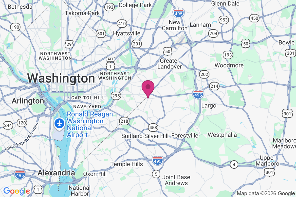 Carte de Capitol Heights