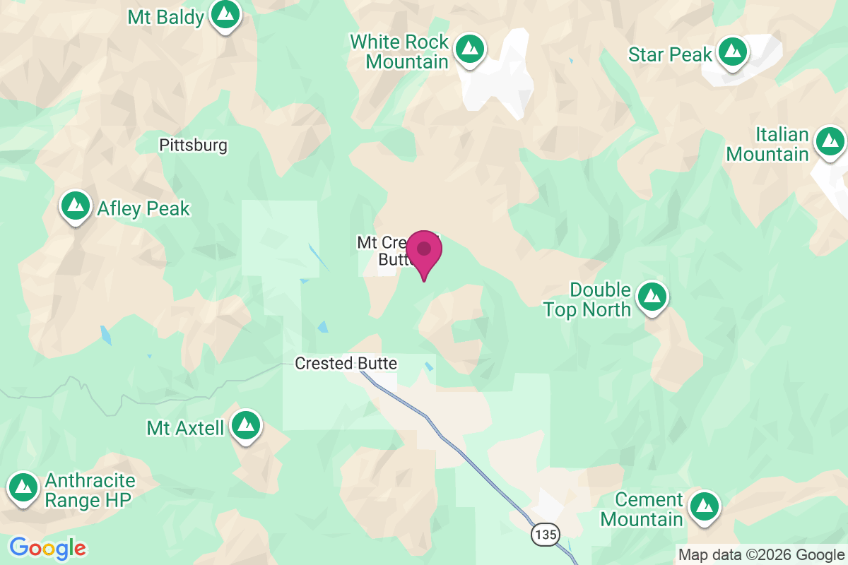 Carte de Mount Crested Butte