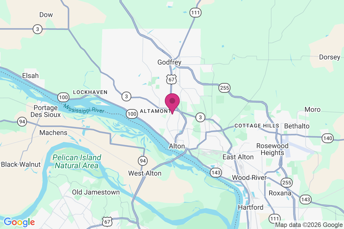 Carte de North Alton