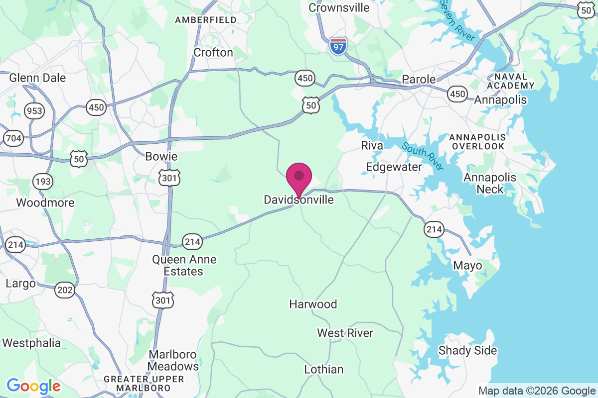Carte de Davidsonville
