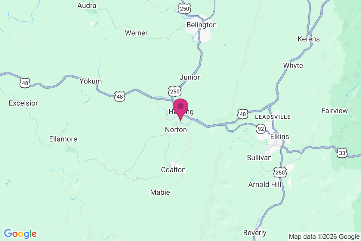 Carte de Roaring Creek Junction