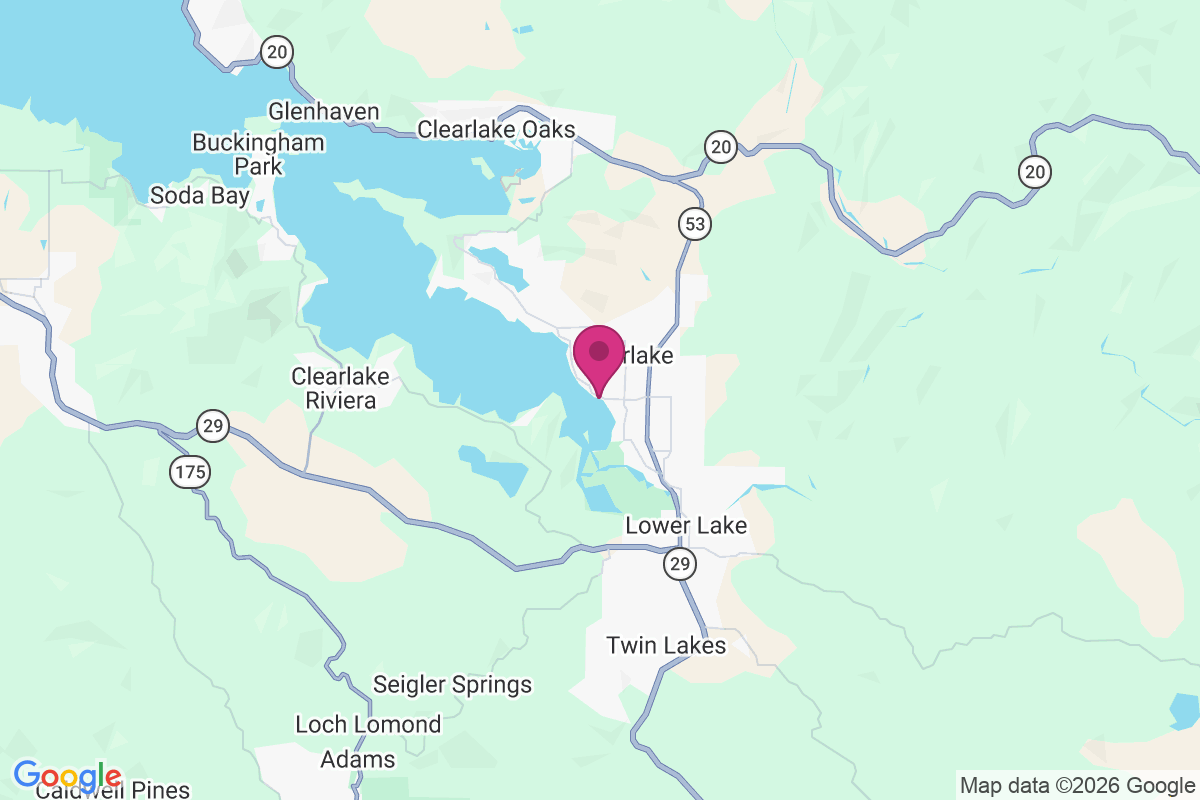 Carte de Clearlake Highlands