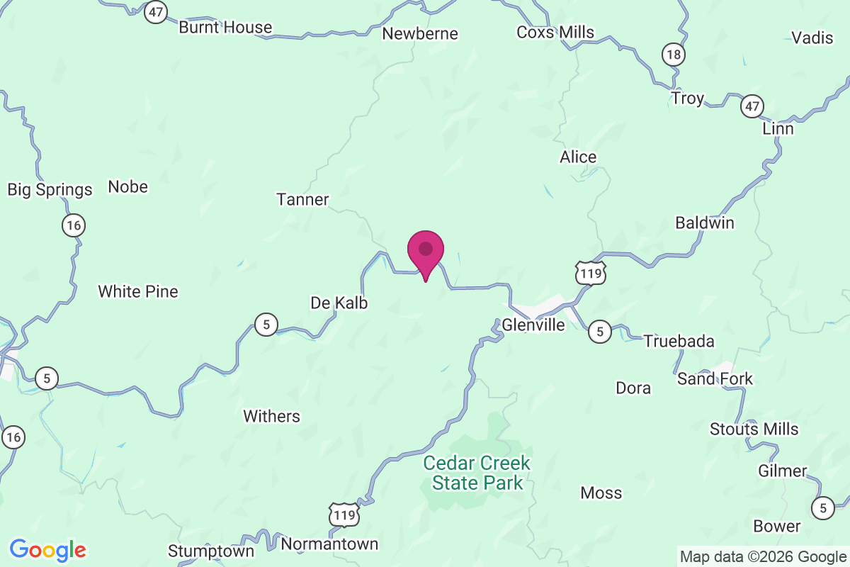 Carte de Kanawha Drive