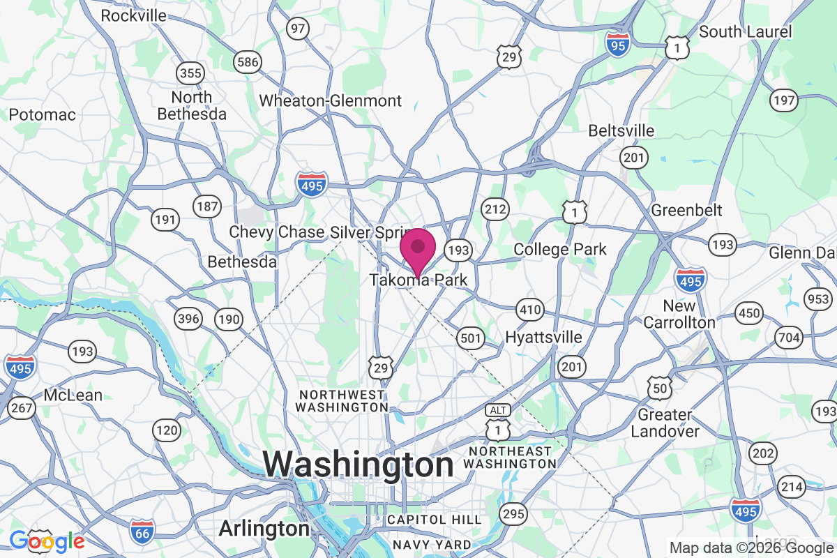 Carte de Takoma Park