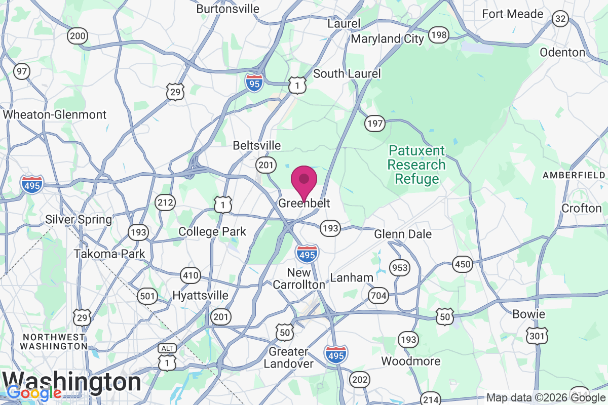 Carte de Greenbelt