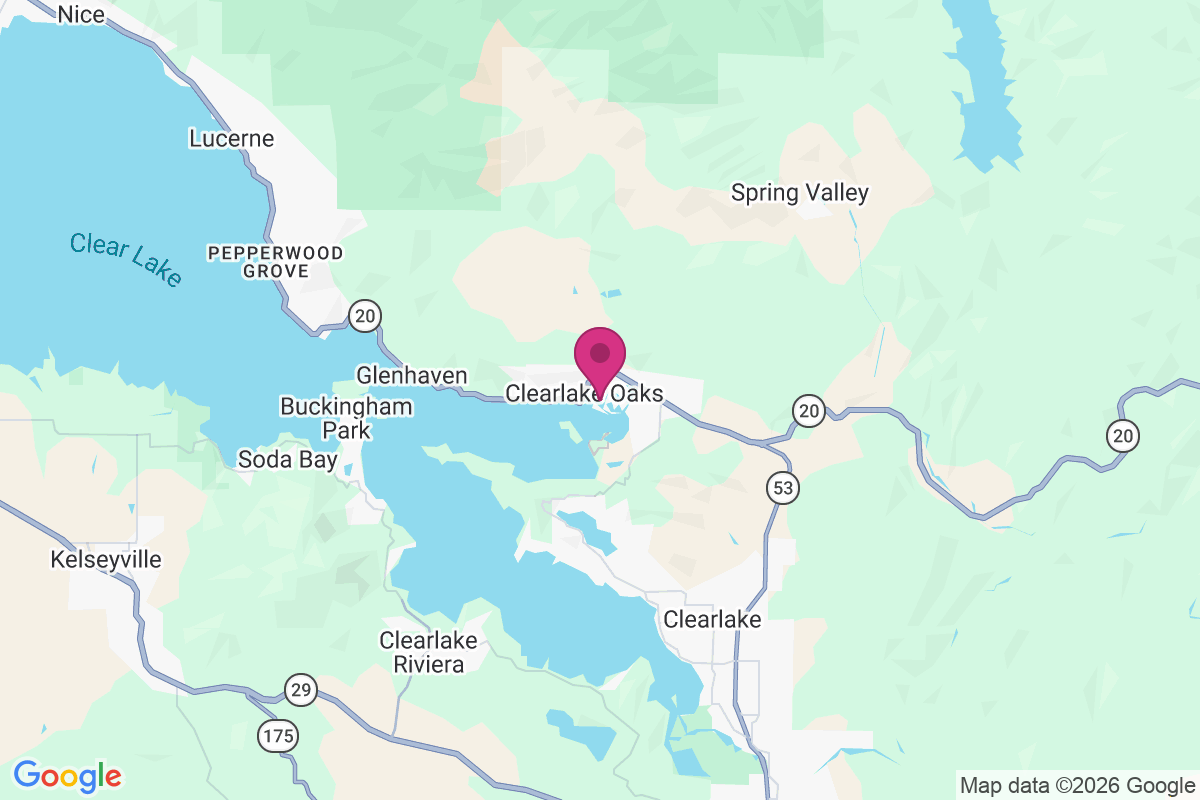 Carte de Clearlake Oaks