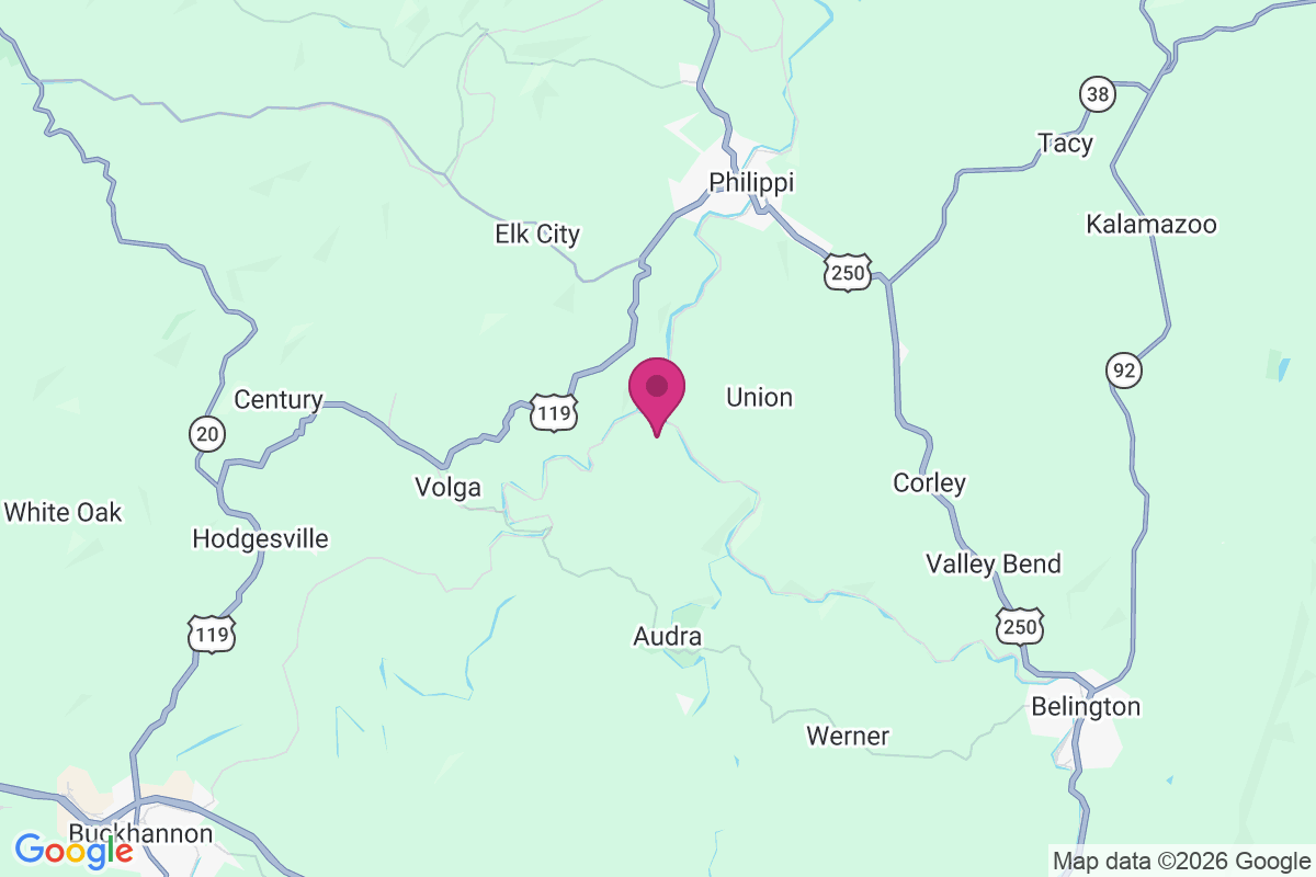Carte de Tygart Junction