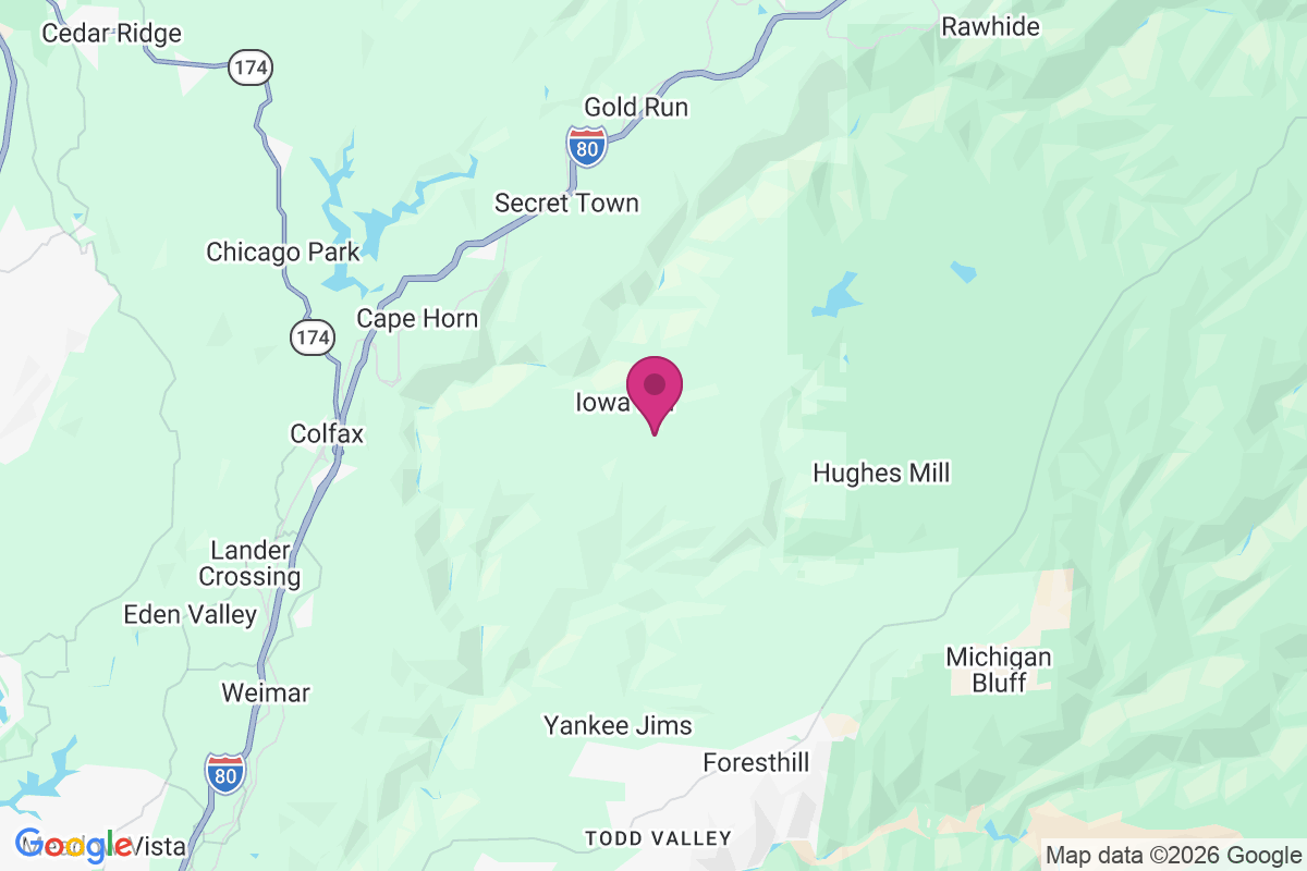 Carte de Iowa Hill