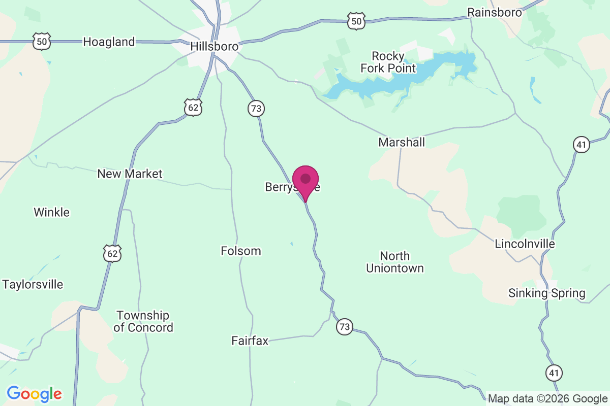 Carte de Berrysville