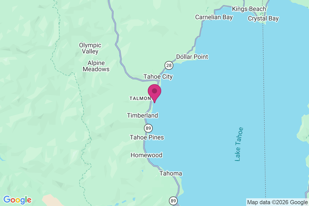 Carte de Tahoe Woods